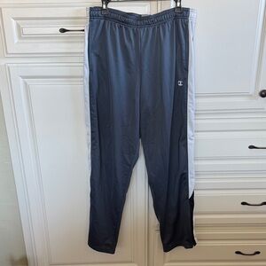 Champion Men's Gray and White Joggers
